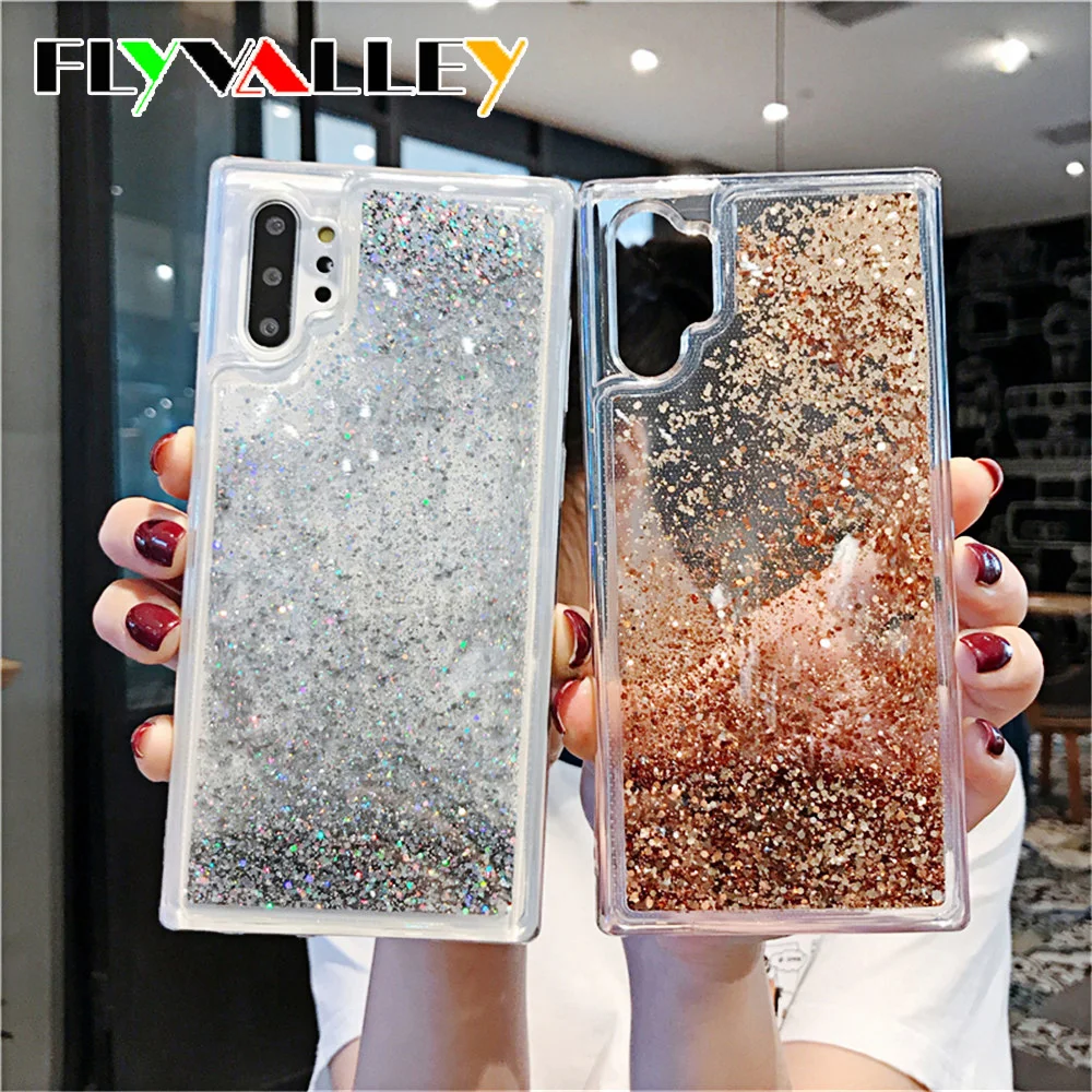 Блестящий Звездный золотой и серебряный песочный чехол для телефона s самсунг S7