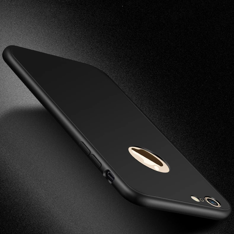 Luxury For iPhone 7 6s Cases Protect 360 TPU Silicone Soft Full Body Protective Case Cover for 6 Plus 5 5S with Tempered Glass |