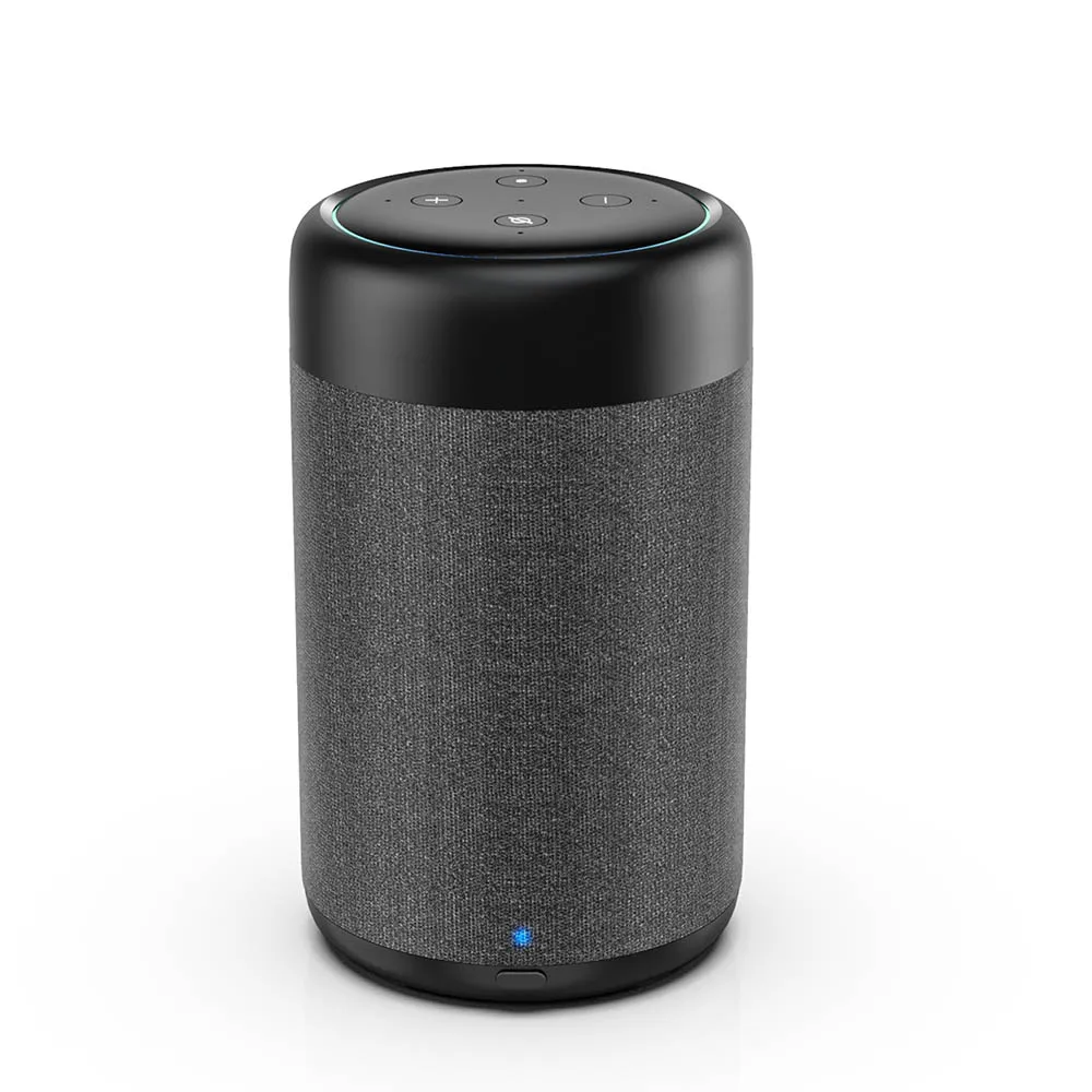 Black GGMM портативное зарядное устройство для аккумулятора Echo Dot 3-го поколения 15 Вт 360 градусов мощный звук 5200 мАч мини-динамик усиленный бас - Цвет: Black