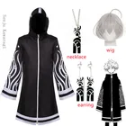 Костюм для косплея аниме Токио Мстители сенджу кавараги, униформа бонтен, накидка, парик с капюшоном, серьги, ожерелье, плащ брахмана