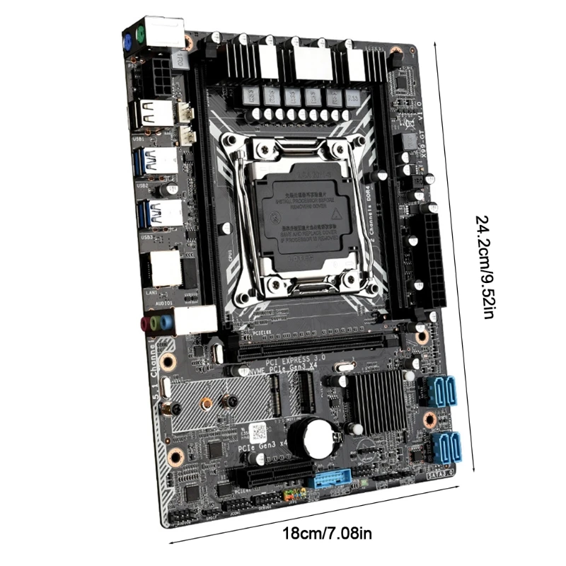 2021 New x99 Gt Motherboard Computer Mainboard DDR4 Desktop with Xeon E5 USB3.0 NVME M.2 SSD Mainboard Support WIFI