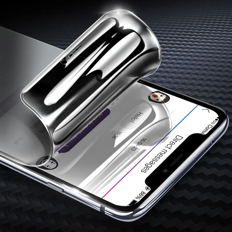 Гидрогелевая пленка для Xiaomi MI 10 Pro мягкая защитная 11 Redmi Note 9 K40 | Мобильные телефоны