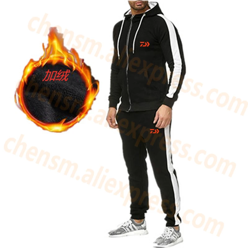 

DAIWA Windproof Fishing Sets Outdoor Fishing Clothing Breathable Anti-UV Quick Dry Fishing Clothes Rainproof Detachable Clothes