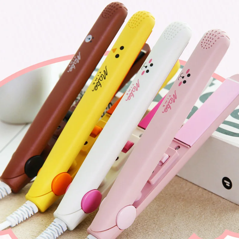 Мини выпрямитель для волос щипцы завивки Электронный Профессиональный утюжок