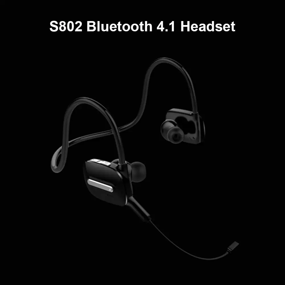 

Wireless CSRV4.1 Bluetooth Omnidirectional Earphone Neckband Earbuds Game Headset With Microphone Charging Cable For PUBG