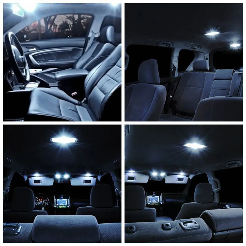 

6pcs For Jaguar interior lights T10&31mm XF XFR XFR-S XJ XJ8 XJR XK XK8 XKR XKR-S 1992-2019