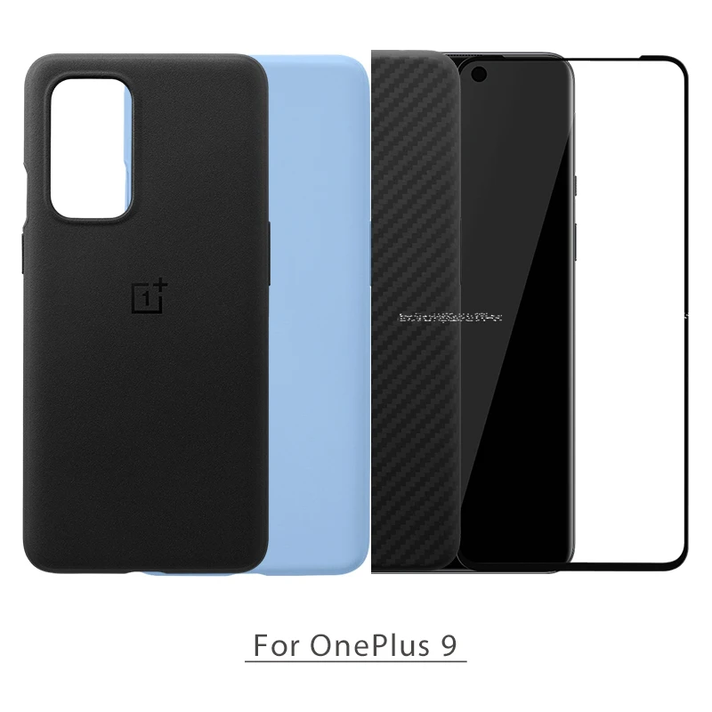100% Оригинальный чехол OnePlus Bamper для 9 9Pro 8T 8 8pro 7T Pro 7Pro песчаник/силикон/карбон