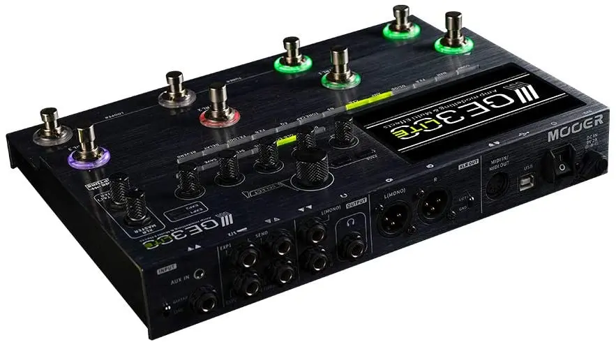 Mooer Ge300 Lite гитара Мульти эффекты педаль FX тонкий след огромные функции!|Деревянные