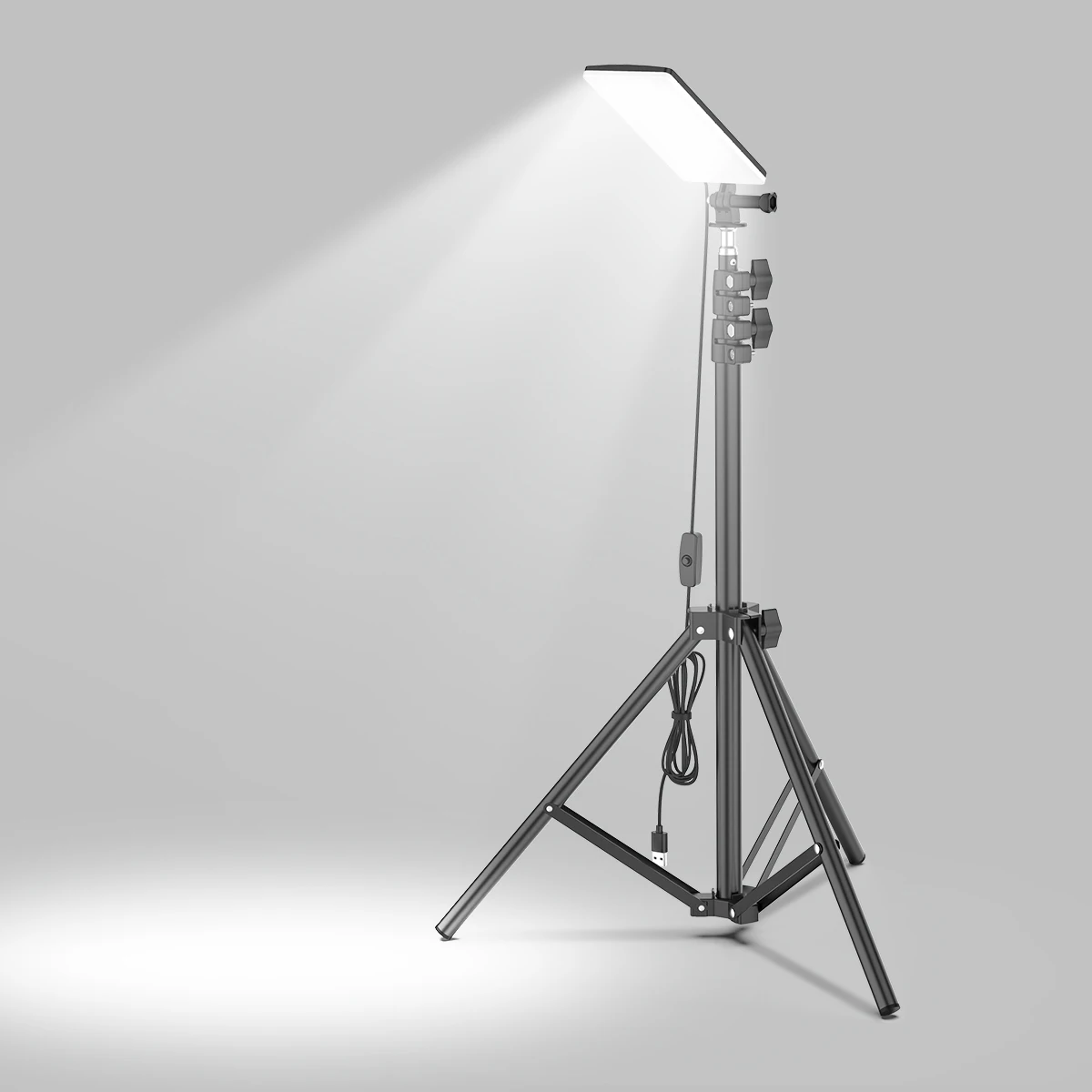 Luce Video LED Selfie Light lampada a LED fotografia luce con treppiede per campeggio esterno Picnic Live streaming Video foto