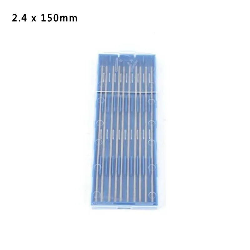 

10X TIG Welding Tungsten Electrodes Kit 2% Lanthanated 3/32 X 6 Blue Tip WL20