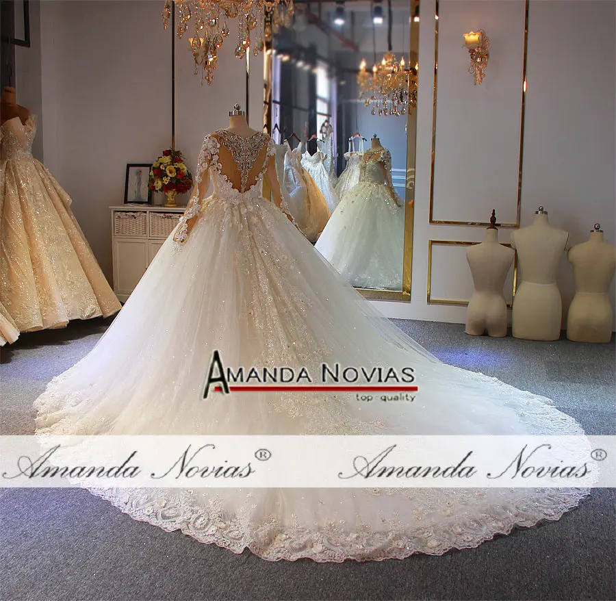 2022 платье невесты Аманда новиас наивысшего качества на заказ тяжелое свадебное с