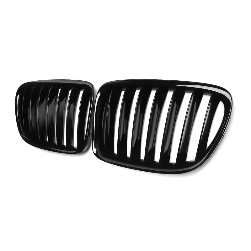 Автомобильные грили MagicKit для BMW X1 E84 25iX/28i/28iX/35iX 2009 2015 блестящая Черная решетка