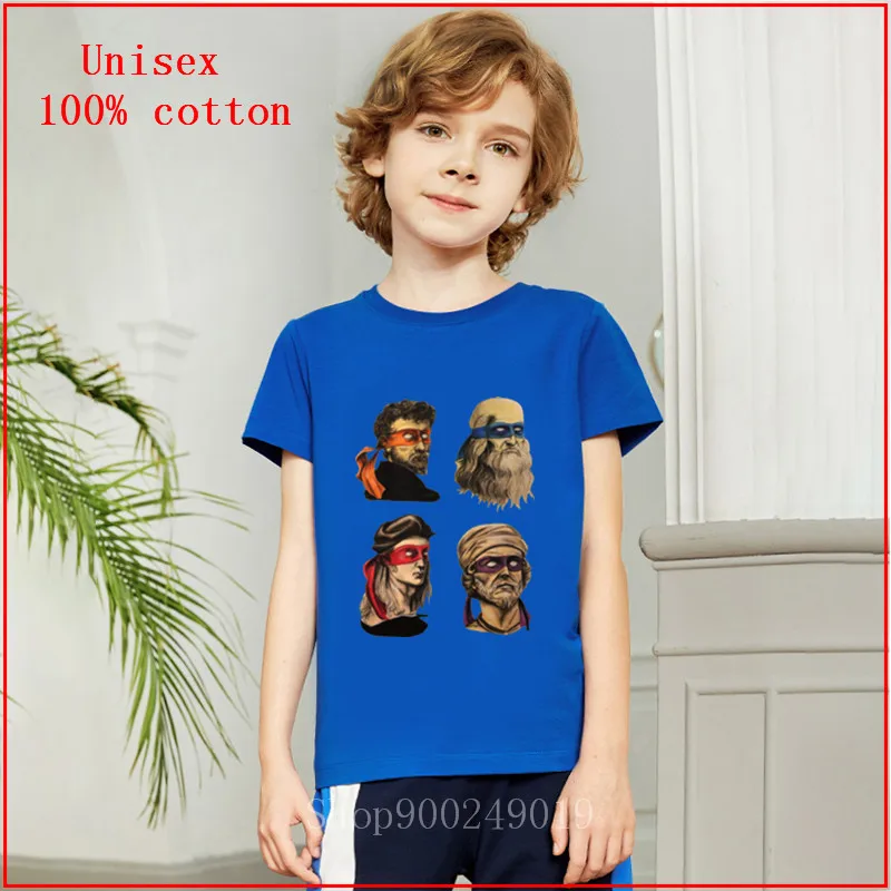 Футболка с черепашками-ниндзя для мальчиков и девочек футболки Друзья | Детская