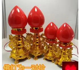 

LED/High Quality Longfengshou Peach Goddess of Wealth Changming Lantern Guanyin Buddha Headlamp Baojiaxian Everlasting Light