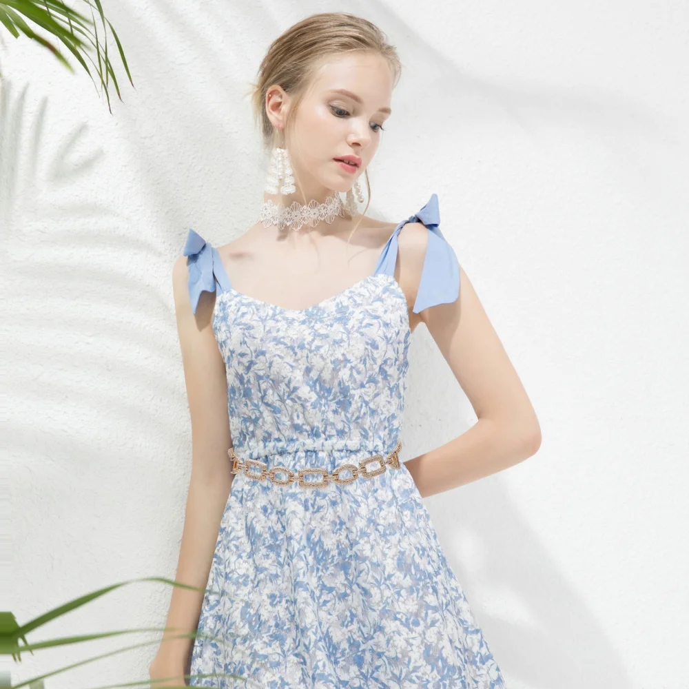 

1pc Stylish Waist Chain Pretty Golden Waist Chain Elegant Punk Style Waist Chain