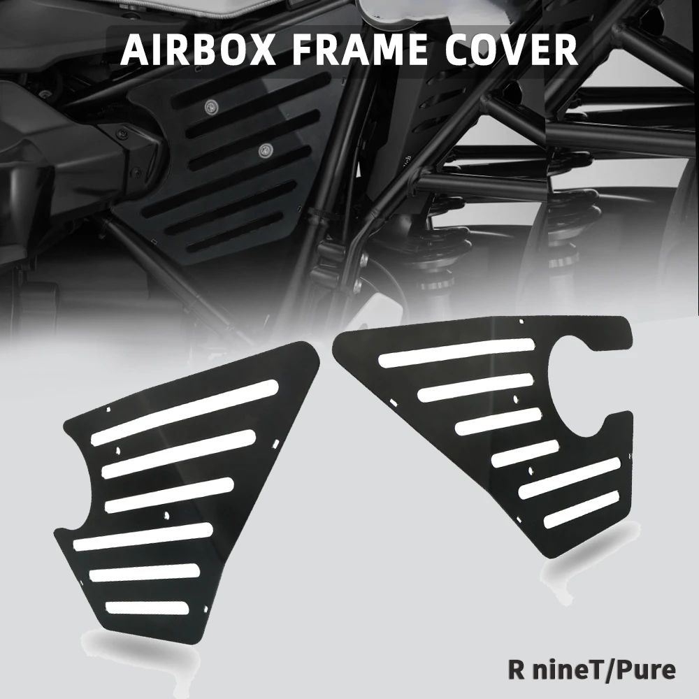 R NINE T Airbox Side Cover For BMW R NINET Pure Racer Scrambler Side Guard Infill Panels Frame Protector Fairing Airbox Cover