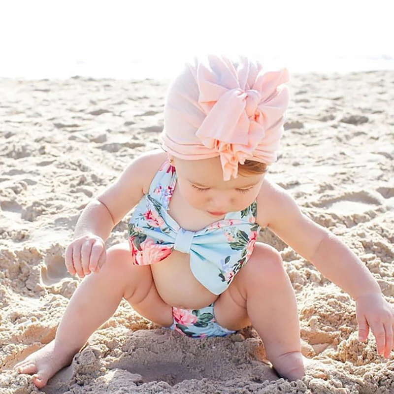 Новинка 2021 комплект бикини для маленьких девочек летний купальник с цветочным