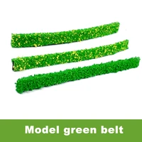 garden green belt model flower bed grass sand table lawn material simulation isolation belt green plant park layout