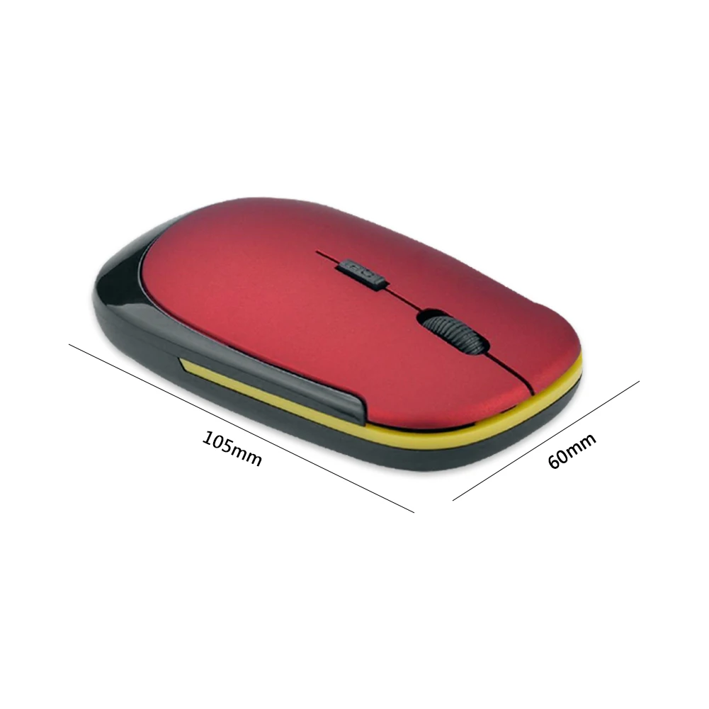 

Portable 2.4GHz Wireless Optical Mouse 1600 DPI Adjustable Mice for Laptop PC Laptop Desktop Professional Computer Mouse