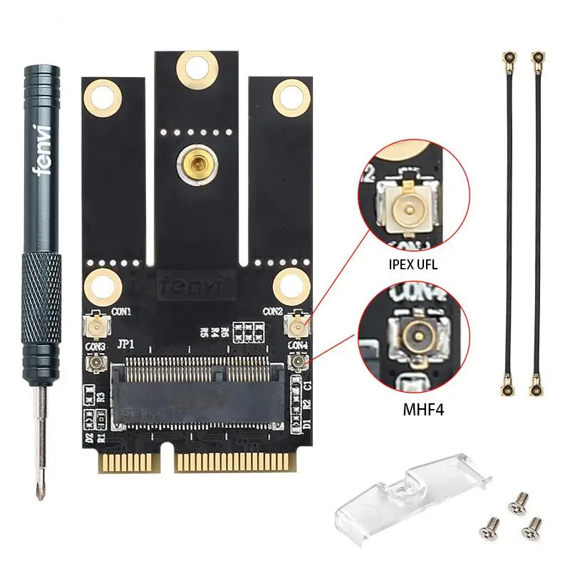 Беспроводной двухдиапазонный адаптер для Intel AX200 WiFi 6 802.11ax/ac 2400 Мбит/с NGFF M.2 Key E