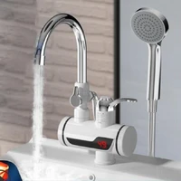 instantaneous water heater instant electric hot flowing shower water heating faucet kitchen tap tankless portable shower heater