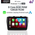 720P 360 панорамная камера Carplay 6 ГБ + 128 ГБ Android 11,0 автомобильный dvd-плеер GPS WIFI стерео радио для Suzuki Swift 2017 2018 2019