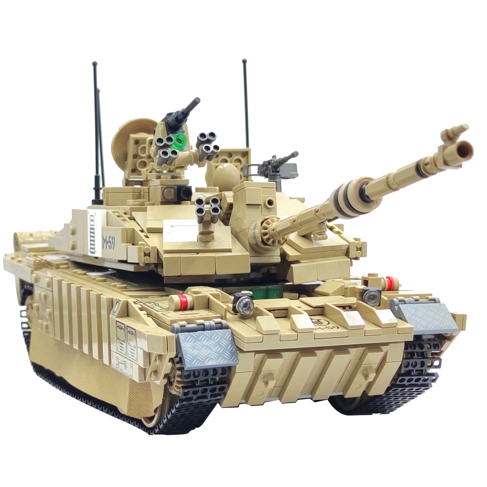

MEOA New Military Weapon Series Construction Challenger 2 Main Battle Tank Building Blocks Bricks WW2 Toys Toy Tanks Model Kits