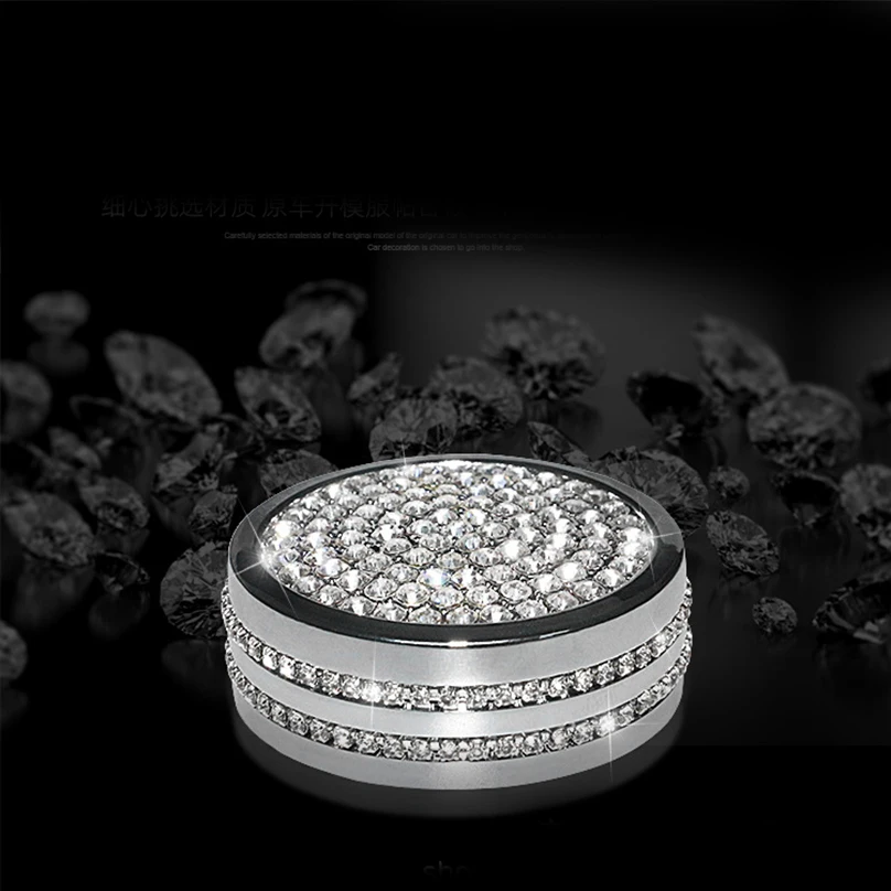 Алмазная Автомобильная центральная консоль мультимедийная Кнопка украшения