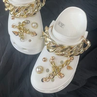 new brand shoes charms designer croc charms luxury rivet girl gift for clogs decaration elegant shoes chain accessories