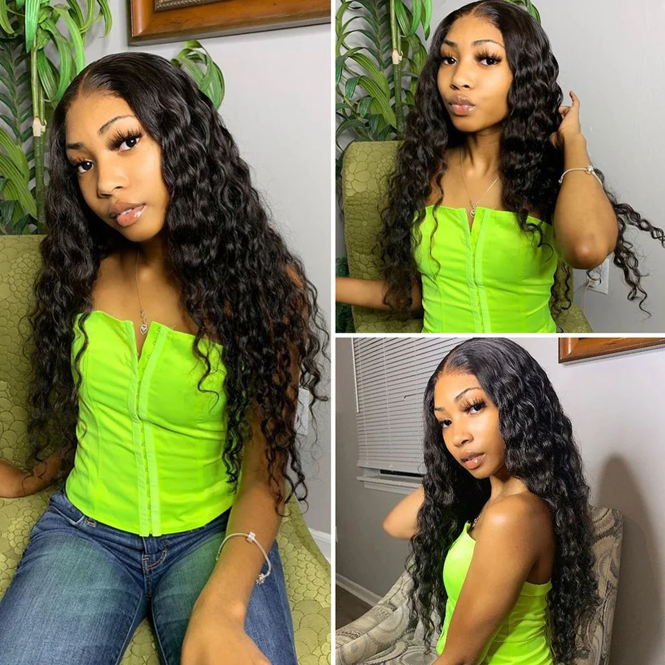 

Deep Wave Front Wigs Lace Wigs Transparent Lace Wigs Hunt Accessories