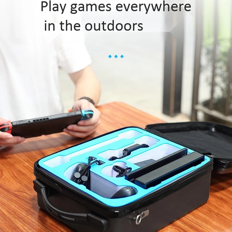 

RISE-Game Console Storage Bag Portable Dustproof, Waterproof and Drop-Proof Handbag for Nintendo Switch Suit