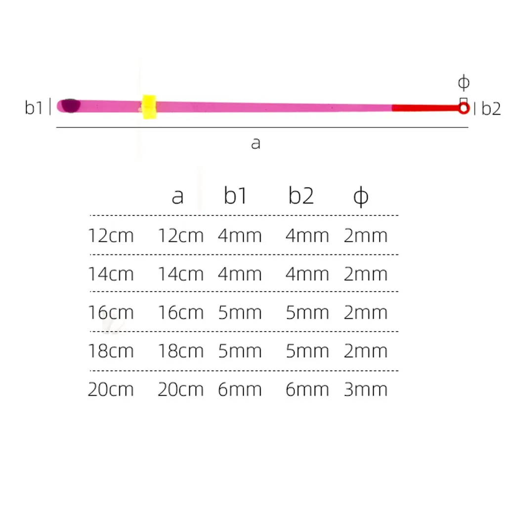 10 шт. набор для подледной рыбалки зимние наконечники удочек АБС-пластик красный
