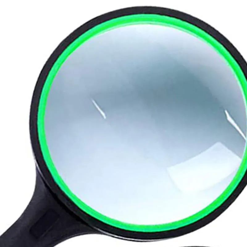 

2Pcs Magnifying Glass 10X Handheld Reading Magnifier, 65mm Magnifier Lens for Newspaper Reading, Science