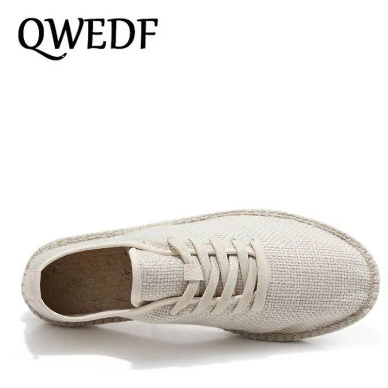 2019 New men canvas casual shoes breathable loafers black white fashion high quality Espadrilles fisherman U4-43 | Обувь