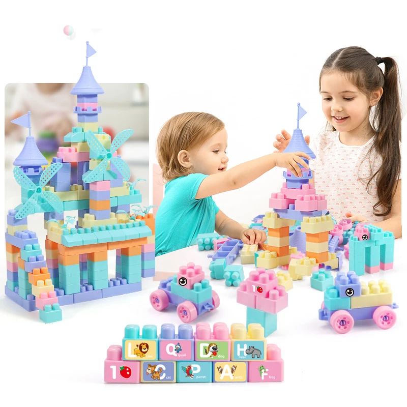 220-430 шт замок мечты строительные блоки городской дом крыша большая частица