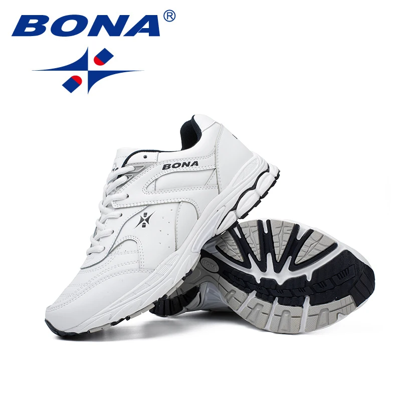 Кроссовки BONA мужские на шнуровке, удобная спортивная обувь, спортивная обувь для мужчин от AliExpress RU&CIS NEW