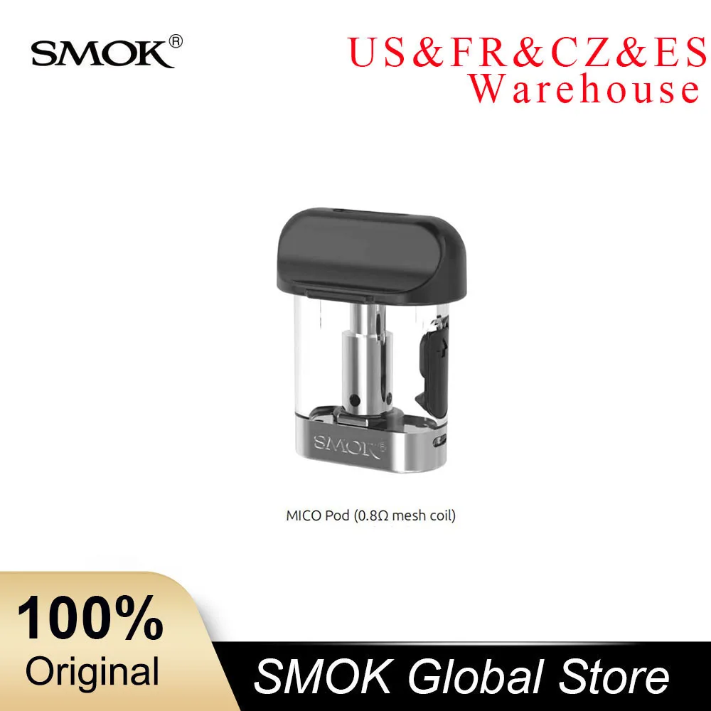 3pcs/Pack Smok Mico Pod 0.8ohm Mesh 1.0ohm Regular 1.4ohm Ceramic Resistance Fit For SMOK Vape Kit | Электроника