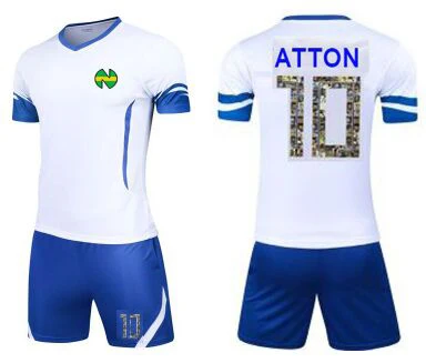 Азиатские размеры, для детей, для мужчин, Camiseta atom Maillots de Foot Enfant equipe de французский Оливер атом капитан Tsubasa майки - Цвет: As picture