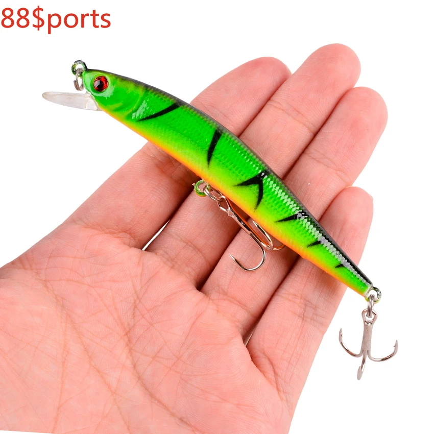

1pcs 8.2g 10cm Fishing Lures Minnow Wobbler Floating Bass Trolling Artificial Hard Bait Crankbait Carp Pesca Fishing Tackle