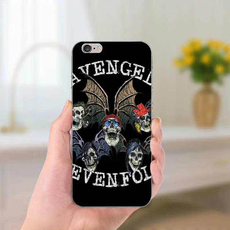 Avenged Sevenfold Чехлы для мобильных телефонов iPhone 8 7 6 6S Plus X 5 5S SE 5C 4 Coque Shell Funda Мягкий