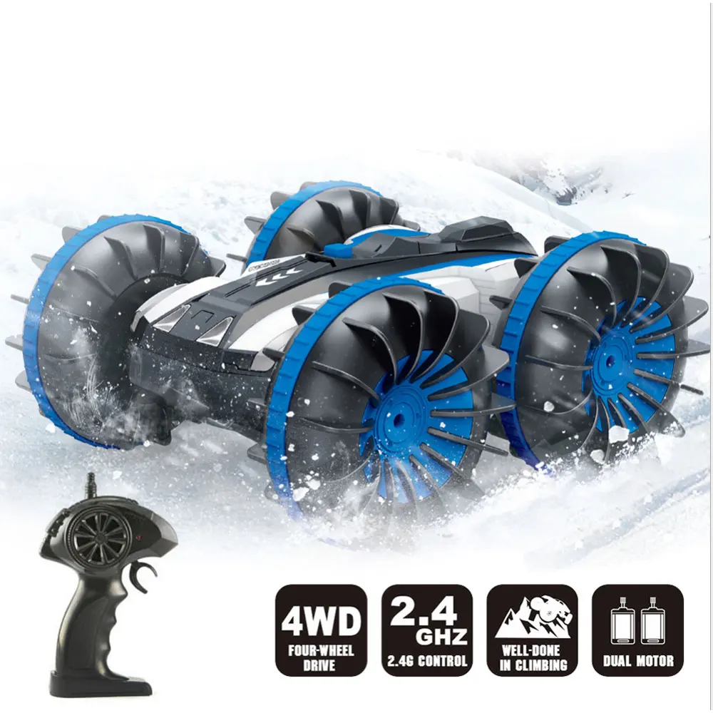 Машинка амфибия на радиоуправлении водонепроницаемая 360| |