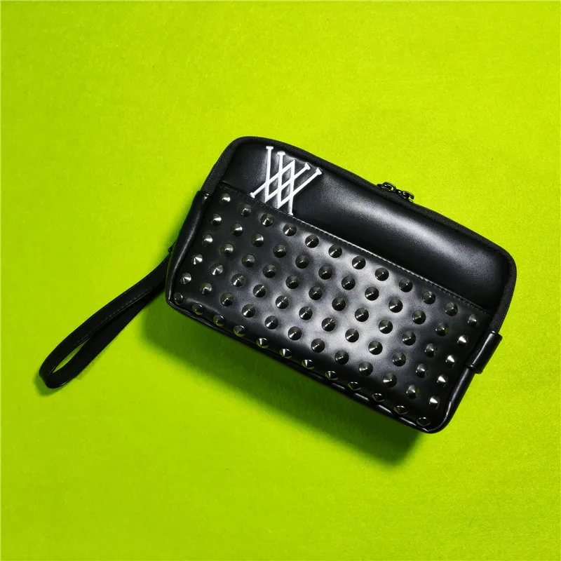 Сумка для гольфа с массивными заклепками модный дизайн Портативная сумка