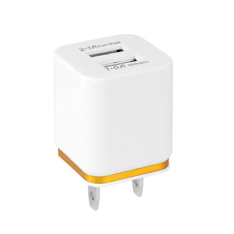 2 шт./лот универсальное порта USB настенное зарядное устройство дорожный адаптер 5