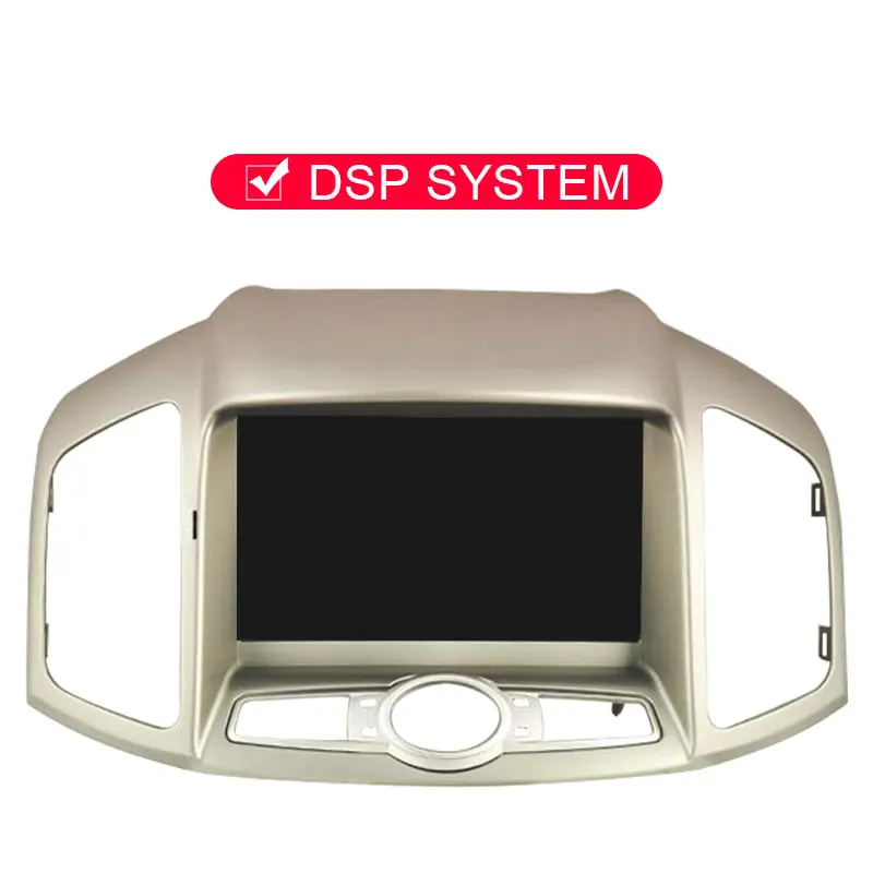 With DSP JDASTON Android 9,0 Автомобильный мультимедийный плеер для Chevrolet Captiva 2012 2013 2Din автомобильный Радио gps навигация Стерео DVD DSP - Цвет: With DSP