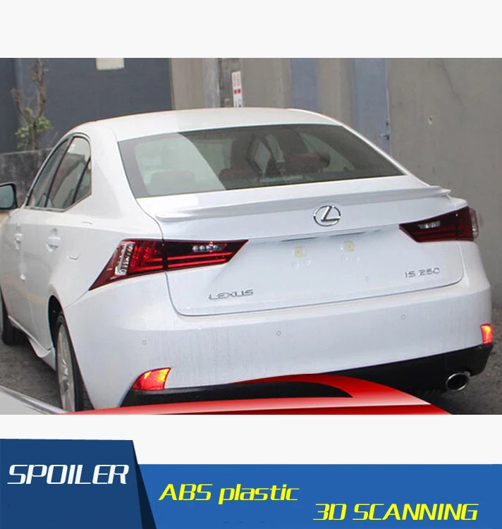 Для Lexus IS200 IS300 Спойлер ABS Материал заднее крыло автомобиля праймер цвет задний