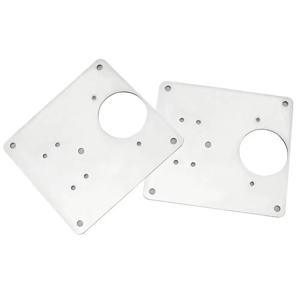 

50% Hot Sale Hinge Panel Flake Shape Easy to Install Stainless Steel Kitchen Cupboard Door Hinge Repair Plate for Cabinet