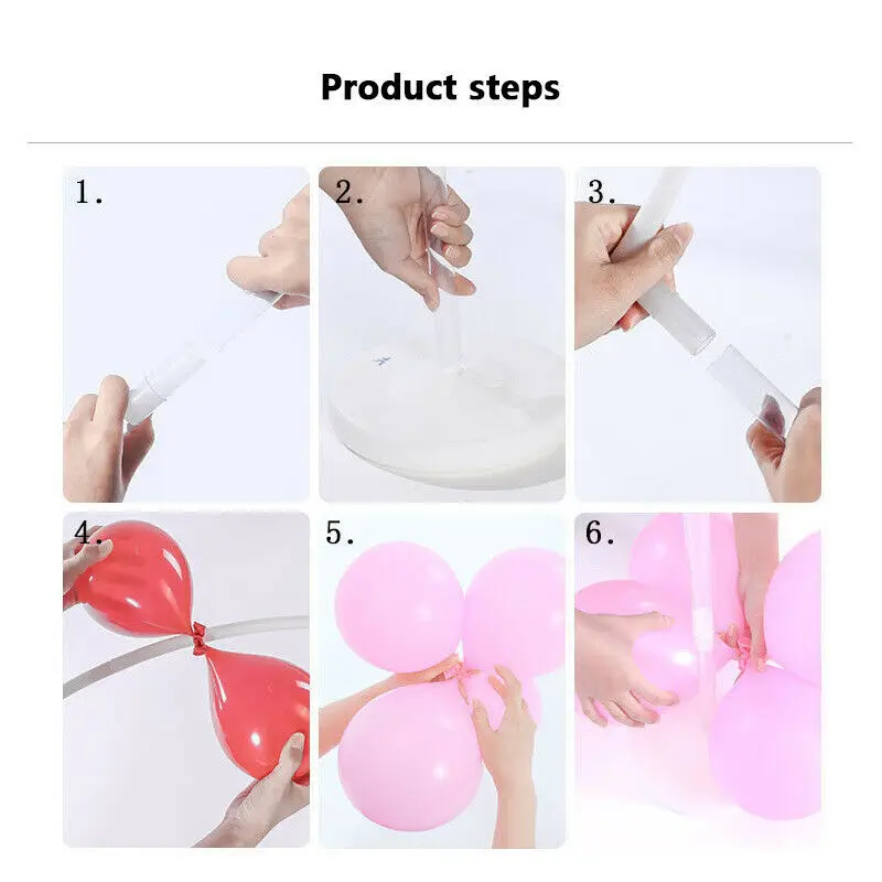 Набор аксессуаров для создания декоративной арки из сердечных шаров для предложения, дня рождения, свадьбы, вечеринки «Baby Shower» и годовщины E7 on.