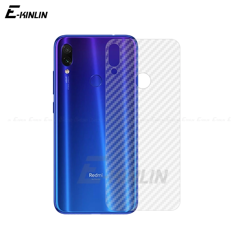 Прозрачная мягкая защитная задняя пленка из углеродного волокна для Xiao mi Red mi Note 8T 7 5 Pro AI Plus mi 9 8 SE 6 защита заднего экрана без стекла