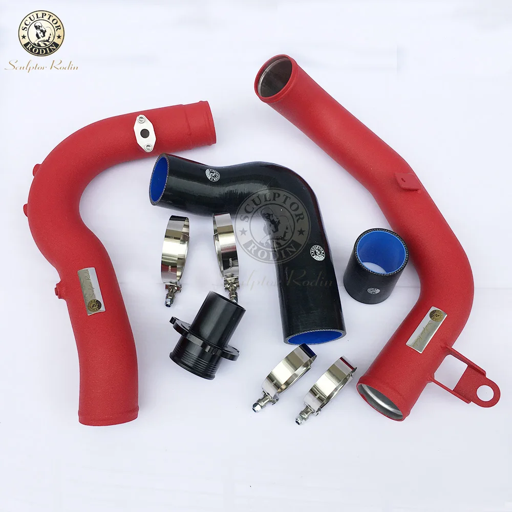 

RACING 2.5'' Aluminum Intercooler Charge Pipe Kit For MQB EA888 Gen 3 motor 1.8T/2.0T A3 S3 MK7 RED