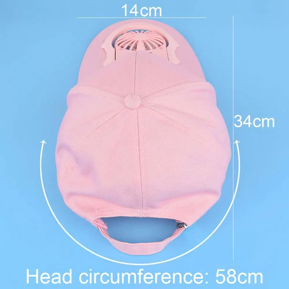 

New Novelty Unisex Hat Fan Cooling Camping Hiking Sport Summer Baseball Outdoor Travel Cap with Rechargeable Fan Custom logo